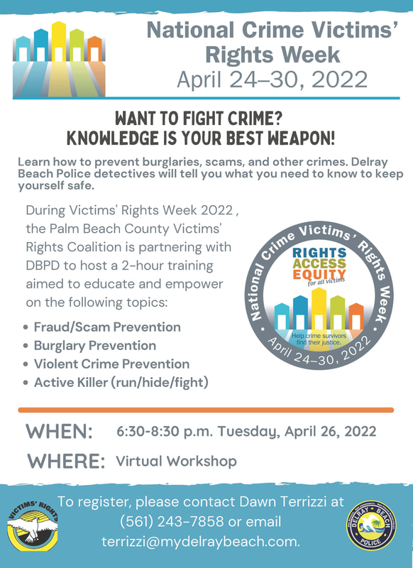 Victim Rights Week Events PALM BEACH COUNTY VICTIMS' RIGHTS COALITION